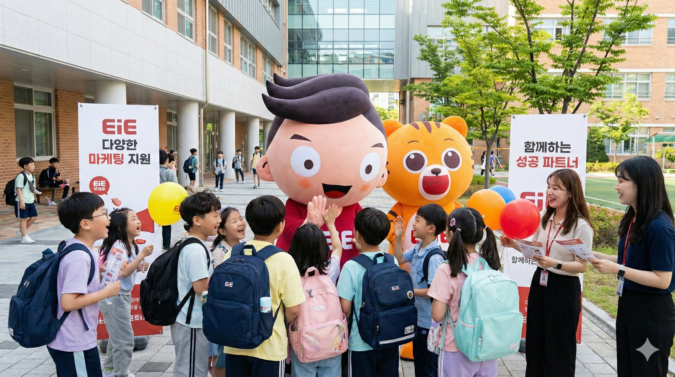 마케팅 지원 포스터